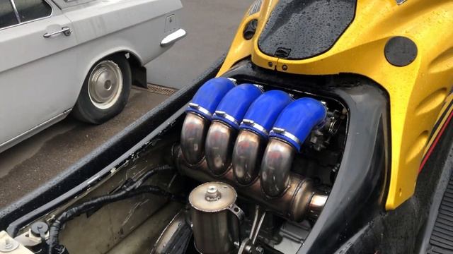 Гидроцикл с двигателем от мотоцикла. SWAP Suzuki Hayabusa. Yamaha Gp смотреть онлайн