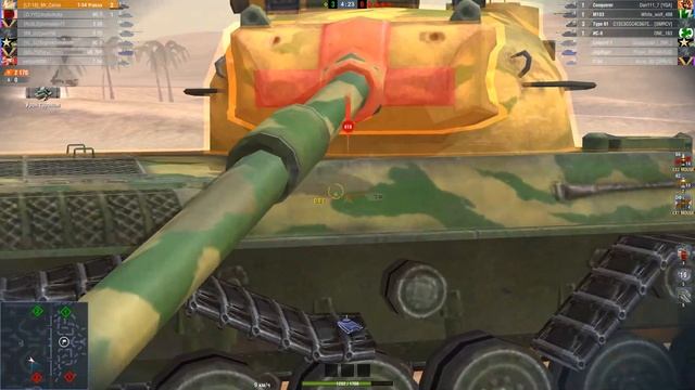 WT Blitz клан Лига Звезд (LZ-18) игрок _Mr_Carius показал МАСТЕРСКИЙ бой на Т-54 Угроза