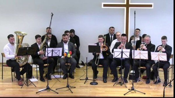 Лодка по волнам во тьме плывёт // духовой ансамбль // Waldb