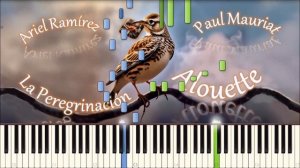 Alouette/La Peregrinación) (музыка из "В мире животных") piano tutorial [НО