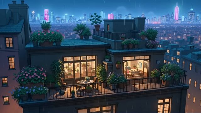 Rainy Healing Soul 🌧️ Japanese Rainy Chill ☔ Time to Relax, Chill, Healing with Lofi Hip Hop Beats смотреть онлайн