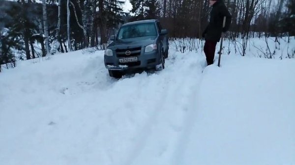 Новогодние каникулы на Mazda BT 50. Зимний оффроад.