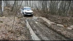 Нива 2131 по бездорожью