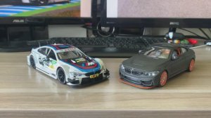 Обзор моделей BMW M4 DTM от MSZ и BMW M4 GTS от Maisto в масштабе 1/24