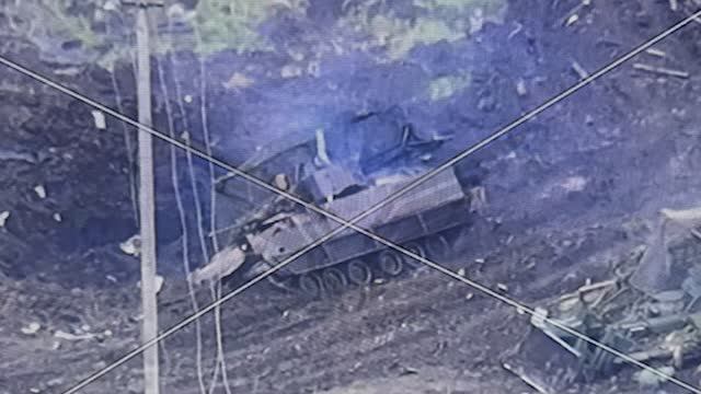 «Рубикон» уничтожил БТР M2 Bradley на Сумском направлении