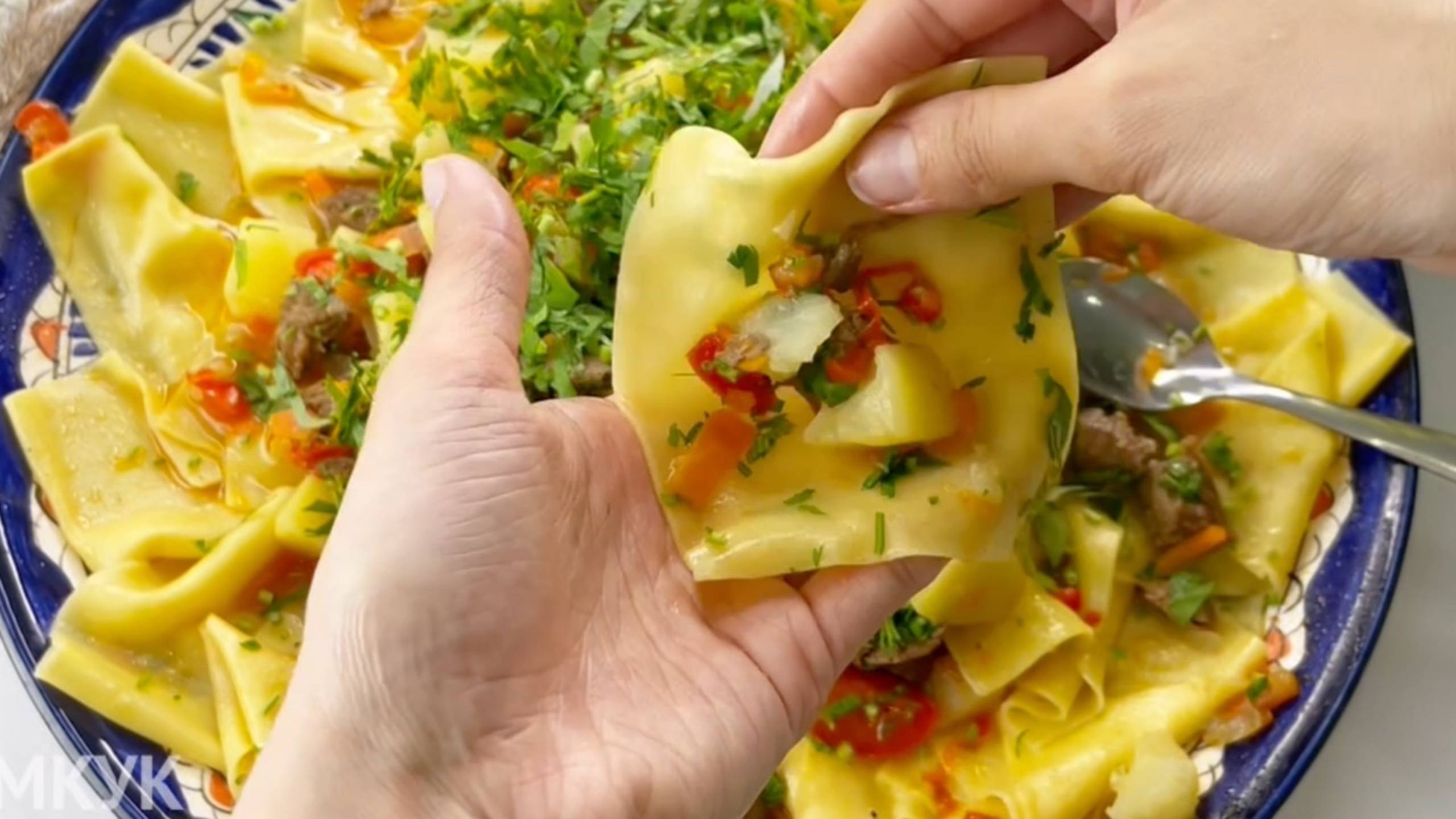 ЖАППАСАЙ / Казахская кухня - рецепт шаг за шагом смотреть онлайн