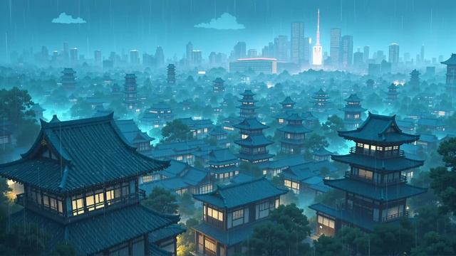 Rainy Lofi City 🌃 Lofi Hip Hop Mix to Deep Focus to Relax, Work, Study ~ Chill City Night смотреть онлайн