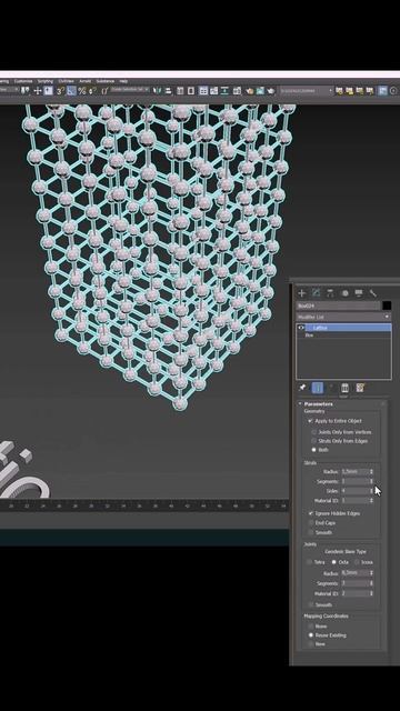 Lattice и Twist - Модификаторы 3Ds MAX
