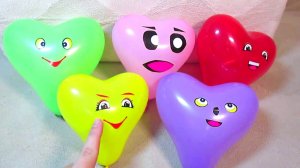 Слизь Лизун Поем песню Семья пальчиков На русском Сборник Учим цвета Развивающее видео Для детей