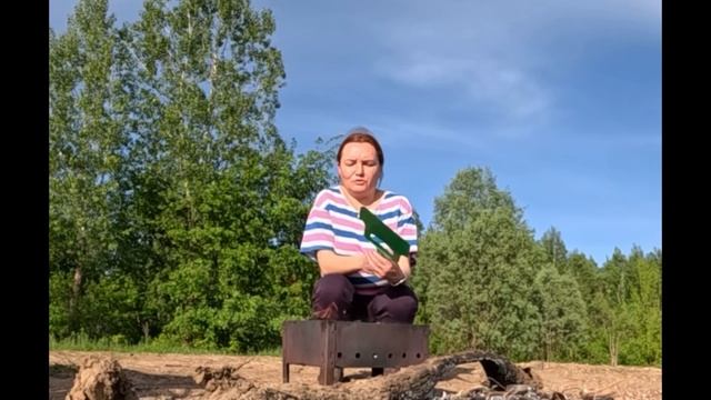 Съездили на речку, пожарили шашлык. Мукбанг. Часть 2 смотреть онлайн