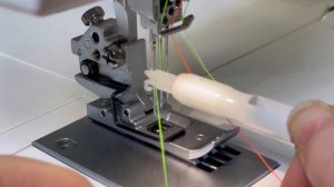 Заправка распошивальной машины Janome Cover Pro D Max