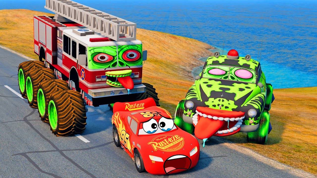 Увлекательные мультики про машинки в игре! Мультики про тачки! Крутые машинки! смотреть онлайн