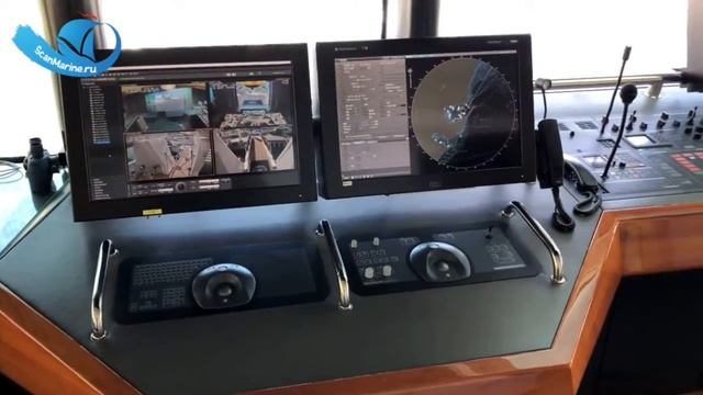 Капитанский мостик яхты Lady Moura. Обзор мегаяхты