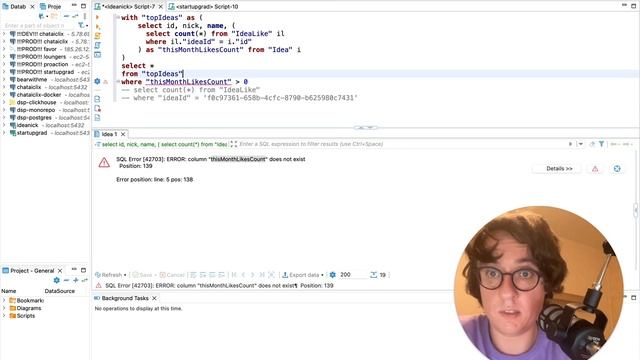 Урок 102. PostgreSQL: написание сложных запросов (TypeScript, Node.js, смотреть онлайн