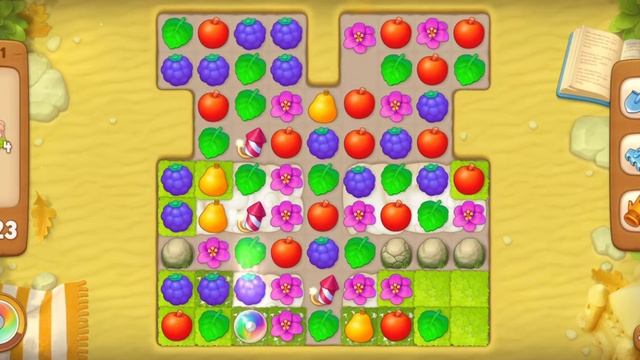 Gardenscapes/ level 101 / Android gameplay / Прохождение / Уровень 101 смотреть онлайн