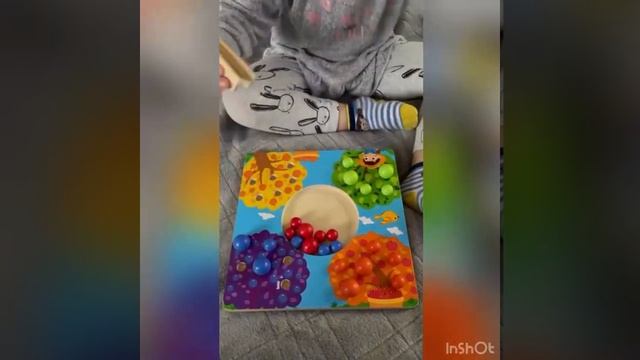 Игра в цвета, шарики для детей деревянная игрушка сортер, развивающая игра цвета обучение цвету