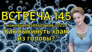 Встреча 145 со Светланой Крисько 29.05.2025г. Как выкинуть хлам из головы?