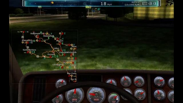 Дальнобойщики 3 покорение Америки.Вспоминаем игру детства-вызов в полицию! #1. смотреть онлайн