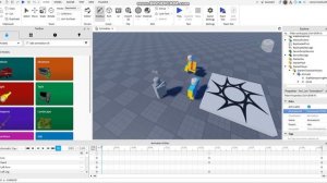 Как сделать Анимацию Ходьбы и стойки в Roblox Studio? урок №1