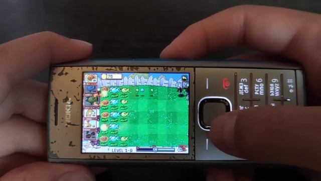 Plants vs Zombies Java (Nokia X2-00 Ссылка на игру в описании) смотреть онлайн