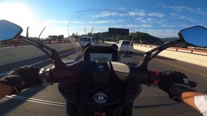 POV QJ MOTOR FORT 350 - ЕЗДА ПО ГОРОДУ И ТРАССЕ НА МАКСИ СКУТЕРЕ