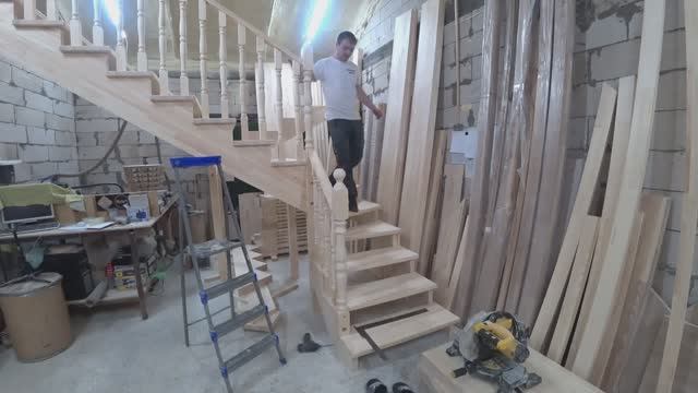 Установка лестницы в Перми и лестница на заказ 600км за Ханты Мансийск. смотреть онлайн