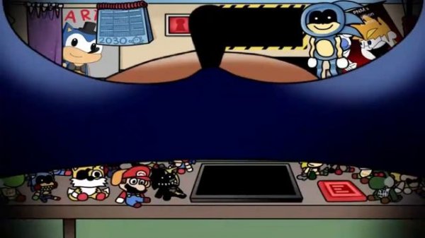 Five Nights At Sonic's Maniac Mania -  Снова "Svl. Mode", открываем скримеры и победа над Bad Futur