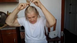 Стрижка боб-каре. Стрижу сама себе.