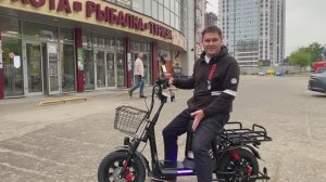 Новинка от Эко Колесо: электроскутер для курьеров Eco Koleso D1 1500W  #электровелосипед