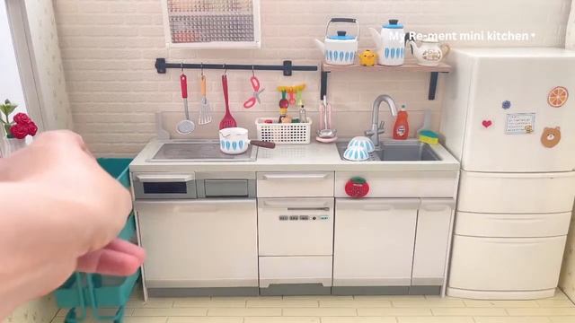 Miniature kitchen set installation ✨ASMR ✨Re-ment collection✨ смотреть онлайн
