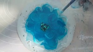 Подстаканник из эпоксидной смолы ,3D цветы