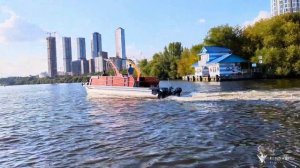 Два лодочных электромотора на одном катамаране. Подры