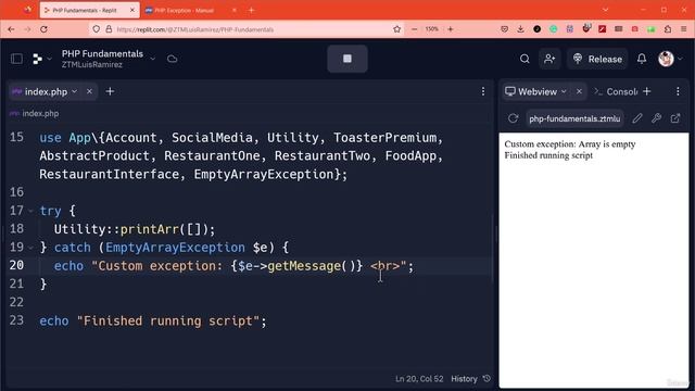95 - Catching Exceptions смотреть онлайн