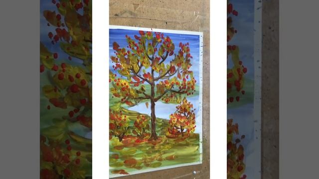 Дерево осенью смотреть онлайн