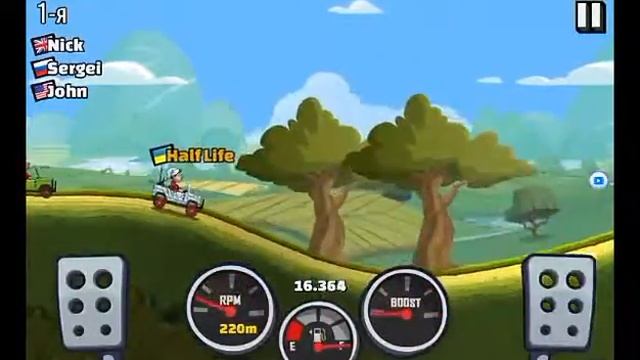 Играэм в Hill Climd Racing 2