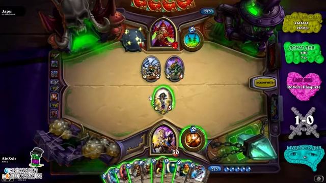 Алекс Гуфовский играет в Hearthstone!