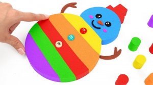 ИГРАЕМ С КИНЕТИЧЕСКИМ ПЕСКОМ ЛЕПИМ СНЕГОВИКА ВИДЕО МУЛЬТИКИ ДЛЯ ДЕТЕЙ КАНАЛ ИГРАЛКИ-ЗАЛИПАЛКИ