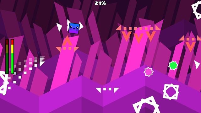 Geometry Dash уровень ShiFt 27%