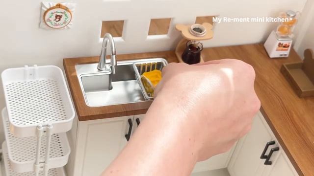 Miniature kitchen set installation ✨ASMR ✨Re-ment collection✨ смотреть онлайн