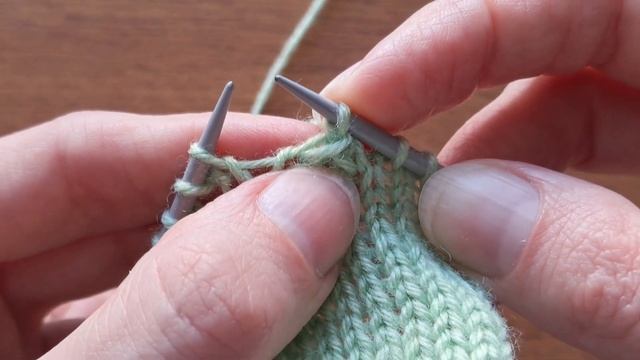 3 петли вместе лицевой 