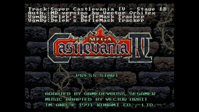 Castlevania 4 music demo Sega Genesis .mp4 смотреть онлайн