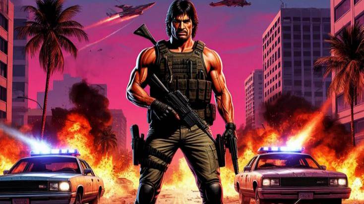 Мой мод - суперпулемёт GTA Vice City Nextgen Edition 13