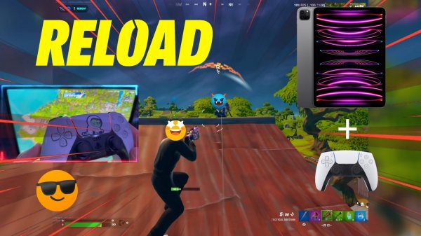 Fortnite I Тест на IPad Pro M2 I POV I Fortnite Reload