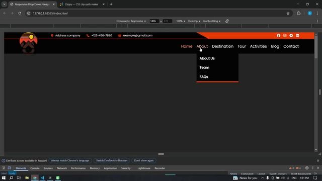 Адаптивное выпадающее меню на HTML, CSS и JavaScript || Responsive Drop смотреть онлайн