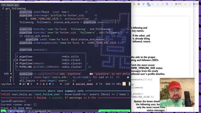 Пишемо соціальну мережу (Redis in action p4) (запис стріму) смотреть онлайн
