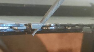 Заточка цепи аккумуляторной мини пилы (сучкореза).