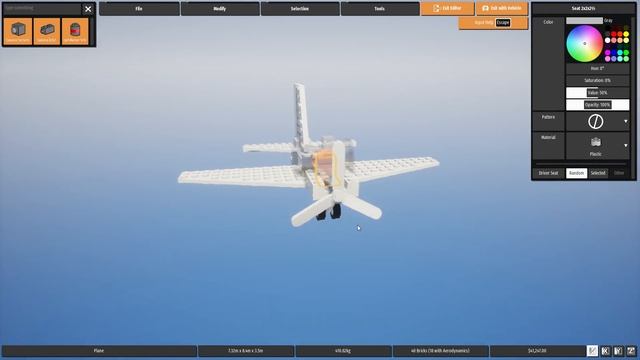 КАК СОЗДАТЬ САМОЛЕТ - Brick Rigs смотреть онлайн