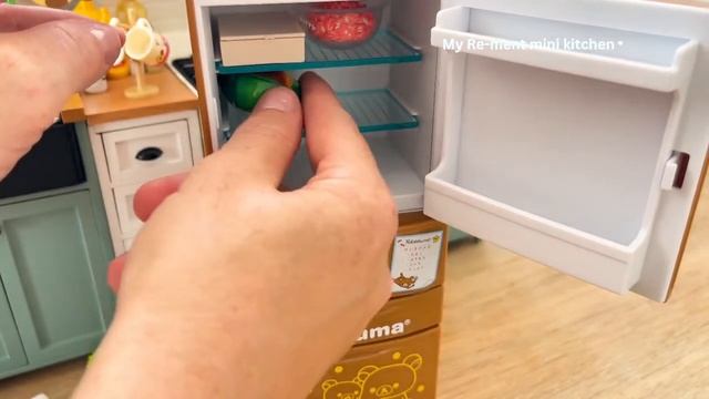 Miniature kitchen set installation ✨ASMR ✨Re-ment collection✨ смотреть онлайн