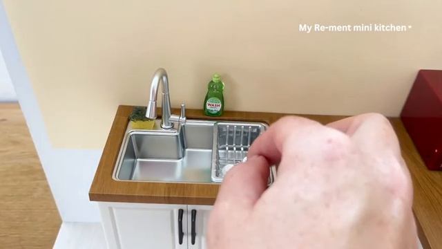 Miniature kitchen set installation ✨ASMR ✨Re-ment collection✨ смотреть онлайн