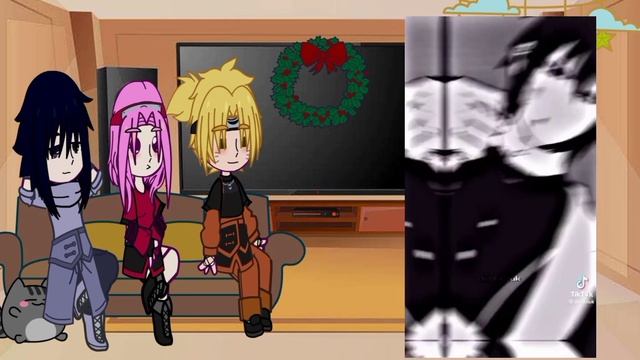 reaction of team number 7(sasunaru) Реакция команды номер7 смотреть онлайн